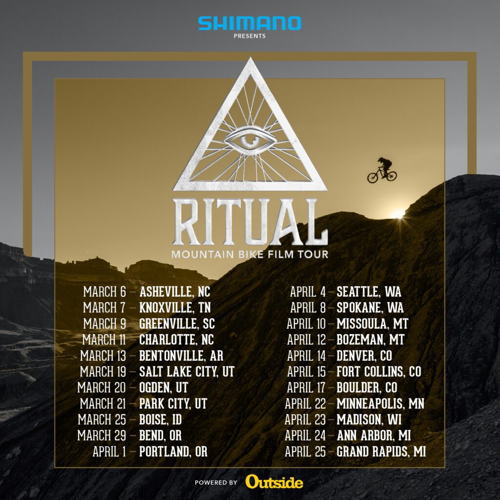 RITUAL Mountain Bike Film Tour “Doubles Down” with 2025 Dates and Venues
