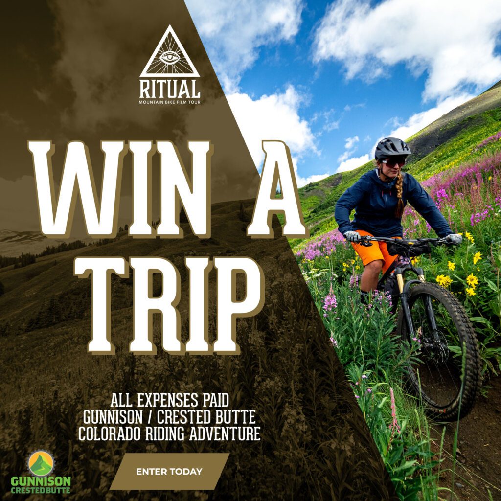(WINNER Elizabeth Sabin) Win an All Expenses Paid Trip to Gunnison Crested Butte (Colorado), Where Mountain Biking Began!