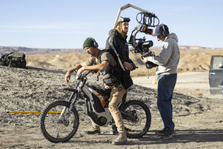 ANYTIME_UtahW_SLorencePhoto_06 Robin Goomes, Vaea Verbeeck, Hannah Bergmann, Cami Nogueira, in Big Water, Utah during the filming of 'Anytime!' by Anthill Films